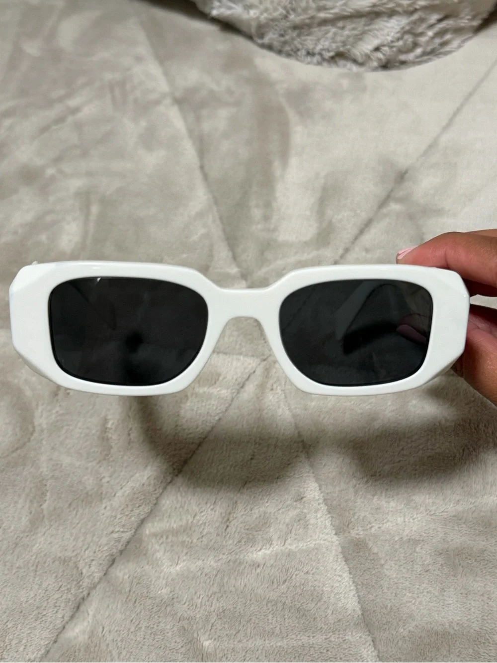 Prada White Sunglasses